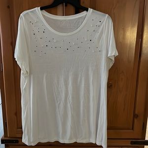 Plus size Womens embellished shirt